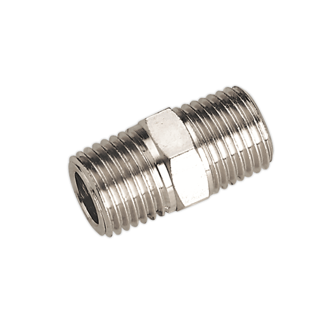 Sealey Double Male Union 1/4"BSPT to 1/4"BSPT Model No-SA1/1414