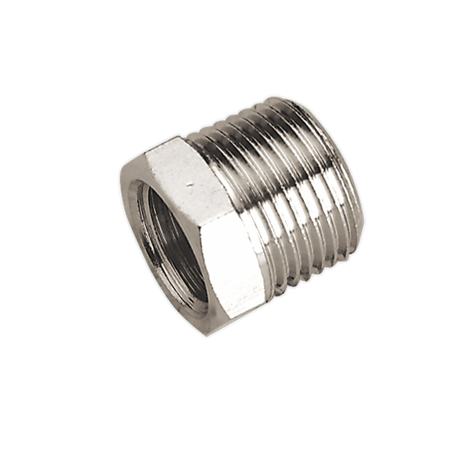 Sealey Adaptor 3/8"BSPT Male to 1/4"BSP Female Model No-SA1/3814F