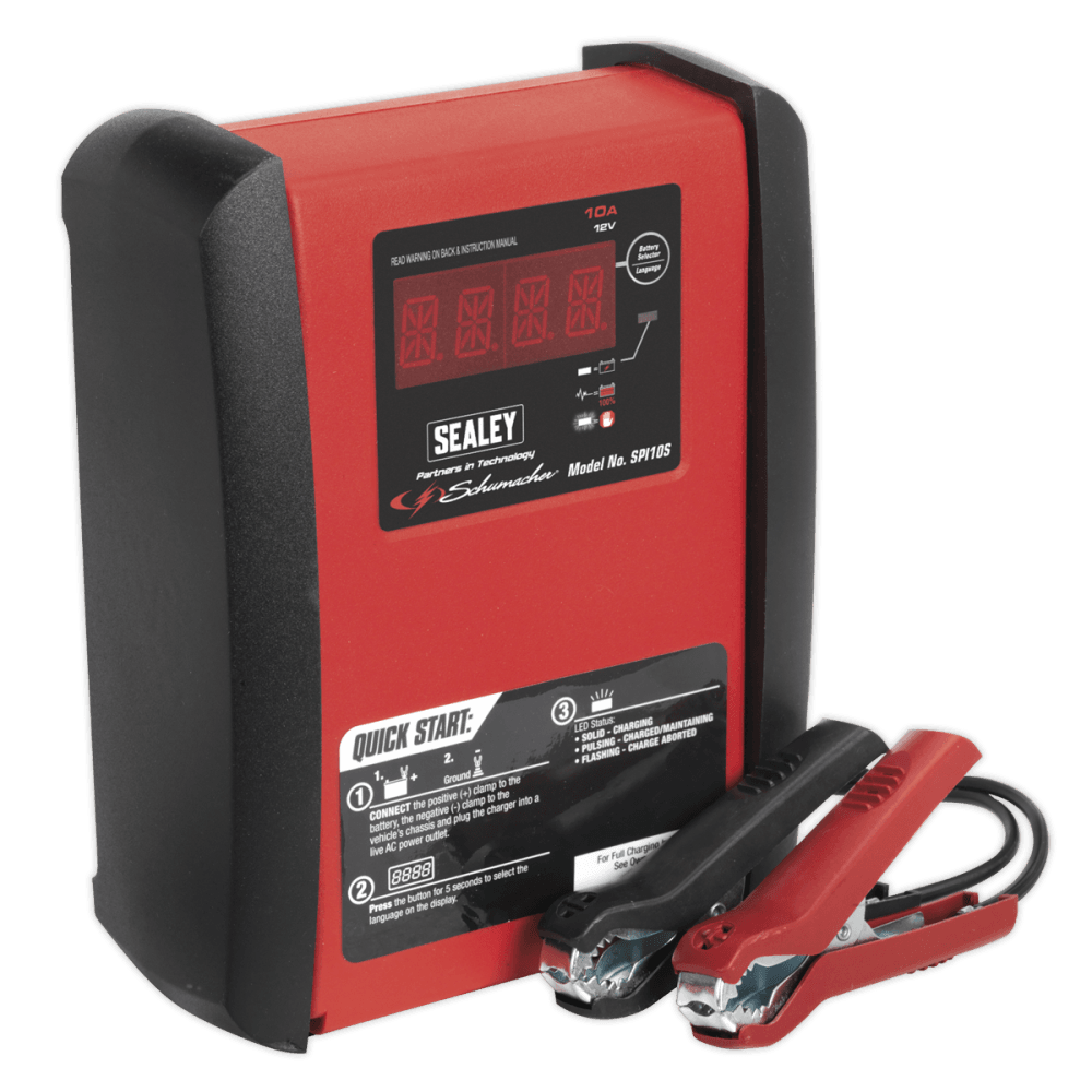 Intelligent Speed Charge Battery Charger 10Amp 12V Model No.-21715