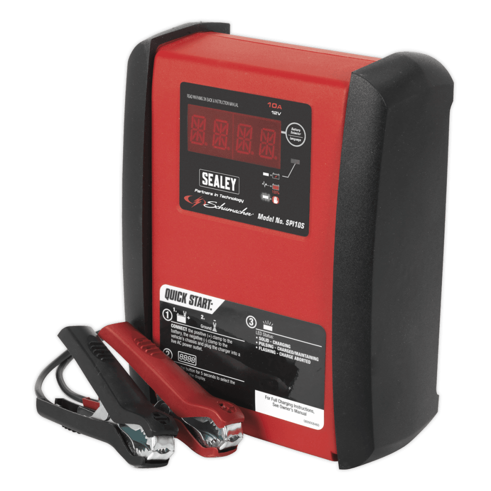 Intelligent Speed Charge Battery Charger 10Amp 12V Model No.-21715
