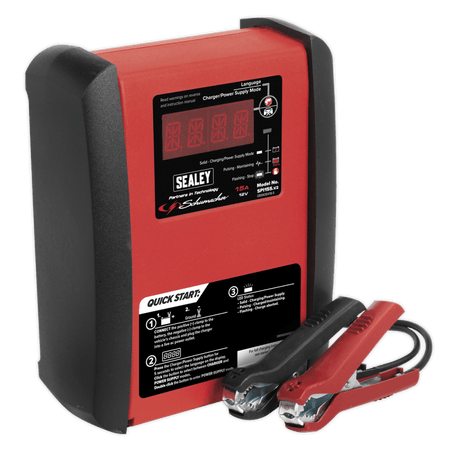 Intelligent Speed Charge Battery Charger 15Amp 12V Model No.-21716