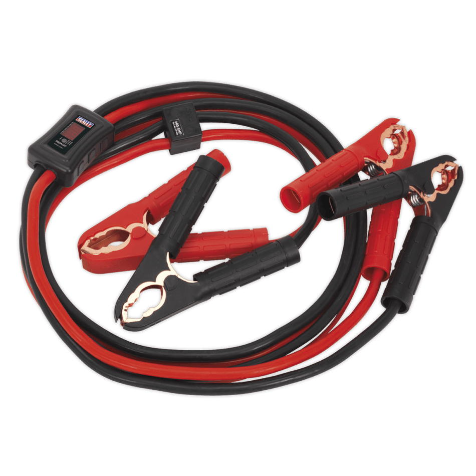 Booster Cables 25mmÃ‡Â« x 3.5mtr CCA 600Amp with Electronics Protection Model No.-21751