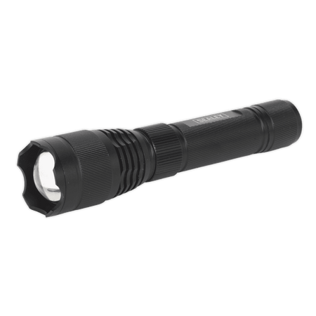 Aluminium Torch 10W T6 CREE LED Adjustable Focus Rechargeable with USB Port Model No.-21898