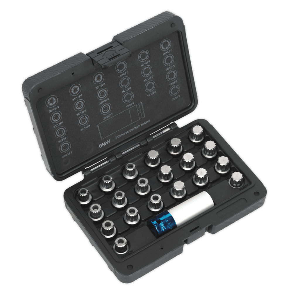 Locking Wheel Nut Key Set 21pc - BMW & Mini Model No.-21674