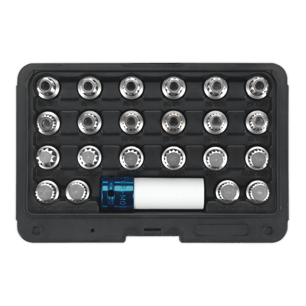 Locking Wheel Nut Key Set 23pc - VAG Model No.-21675