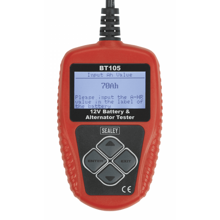 Digital Battery & Alternator Tester 12V Model No.-21755