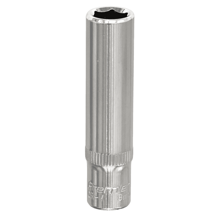 WallDrive, Socket 8mm Deep 1/4"Sq Drive Fully Polished Model No.-14760