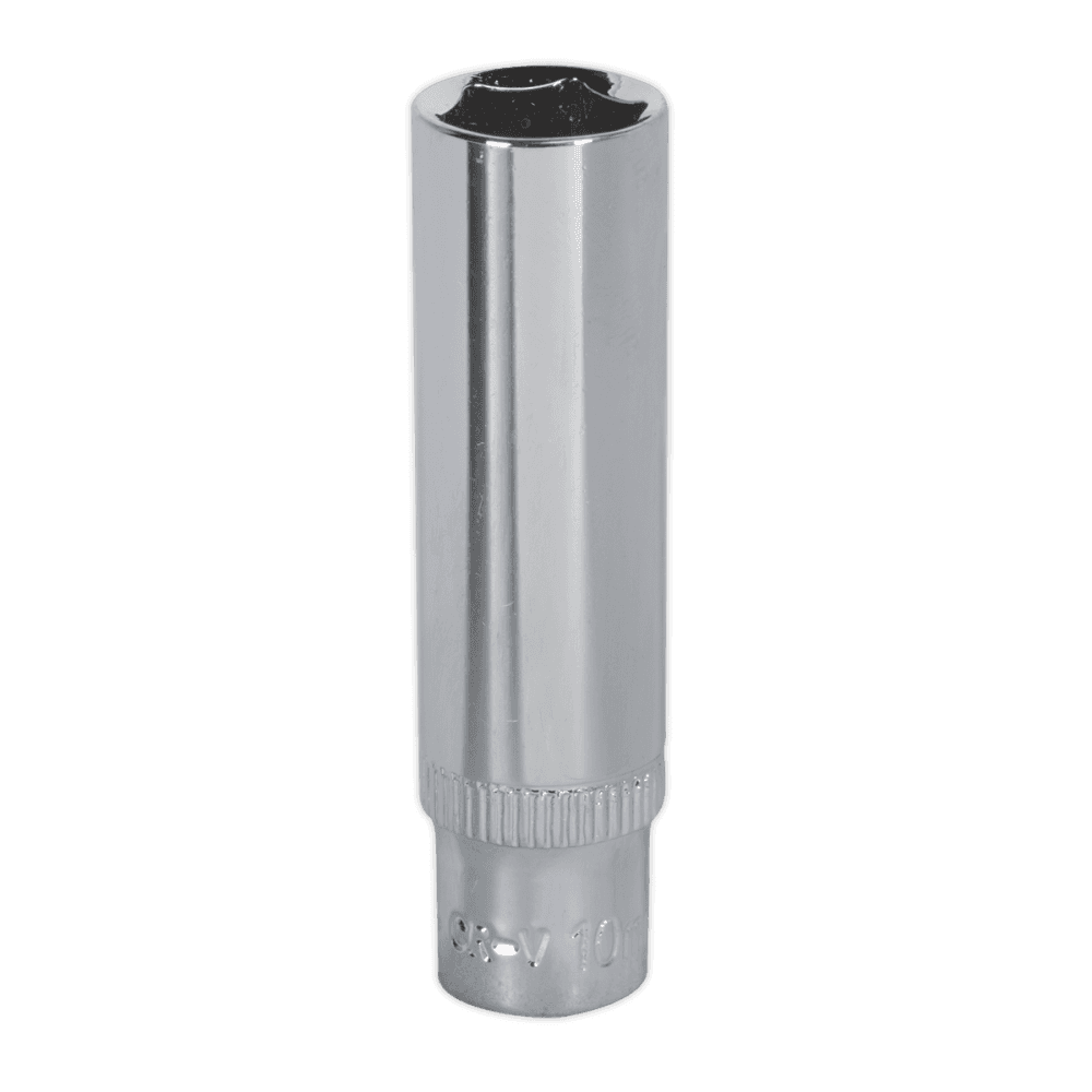 WallDrive, Socket 10mm Deep 1/4"Sq Drive Fully Polished Model No.-14763