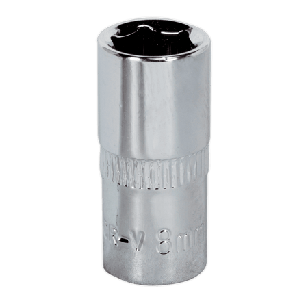 WallDrive, Socket 8mm 1/4"Sq Drive Fully Polished Model No.-14770