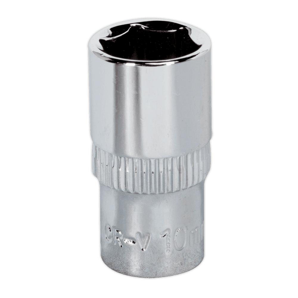 WallDrive, Socket 10mm 1/4"Sq Drive Fully Polished Model No.-14772