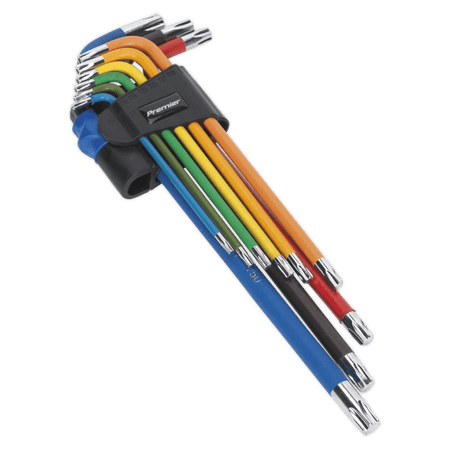 TRX-Star Key Set 9pc Colour-Coded Extra-Long Model No.-22044