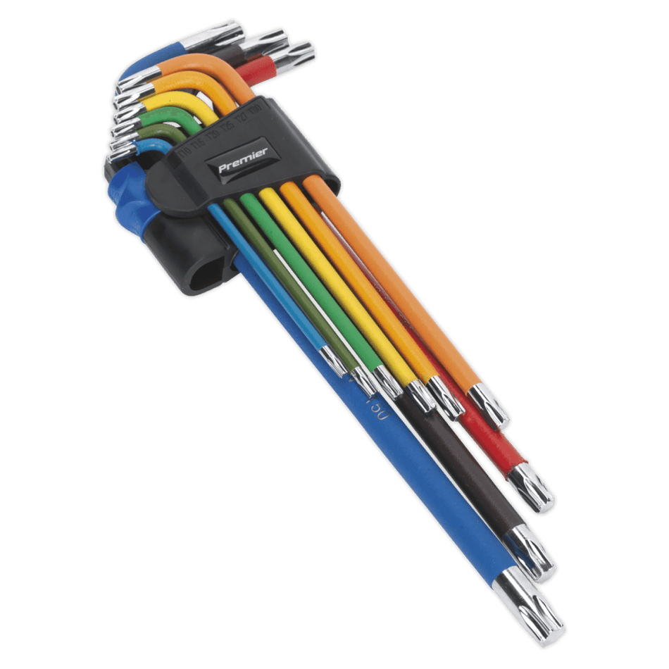 TRX-Star Key Set 9pc Colour-Coded Extra-Long Model No.-22044