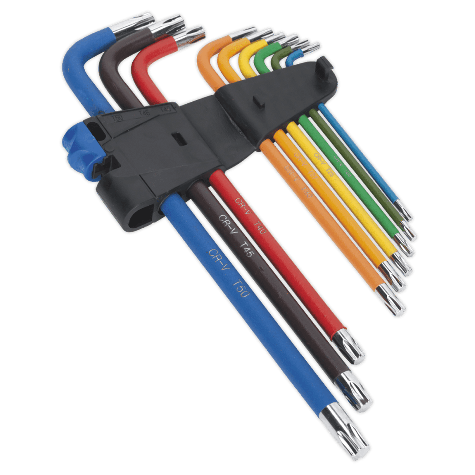TRX-Star Key Set 9pc Colour-Coded Extra-Long Model No.-22044
