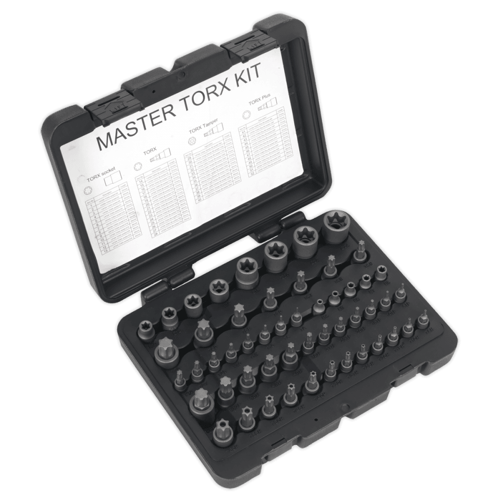 TRX-Star Master Socket Set 52pc 1/4", 3/8" & 1/2"Sq Drive Model No.-22127