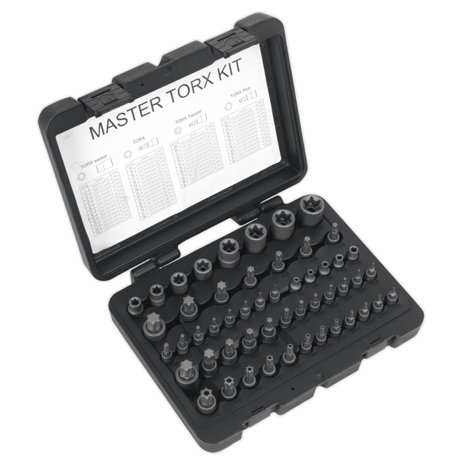 TRX-Star Master Socket Set 52pc 1/4", 3/8" & 1/2"Sq Drive Model No.-22127