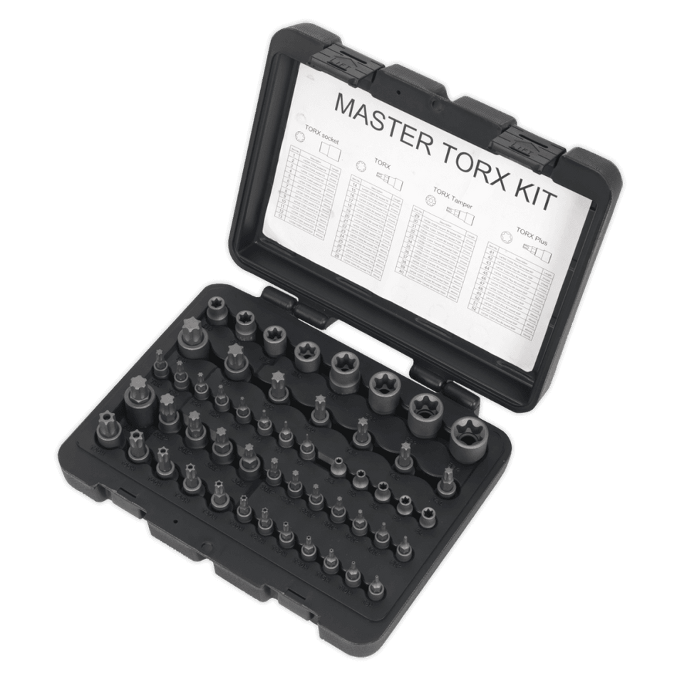 TRX-Star Master Socket Set 52pc 1/4", 3/8" & 1/2"Sq Drive Model No.-22127