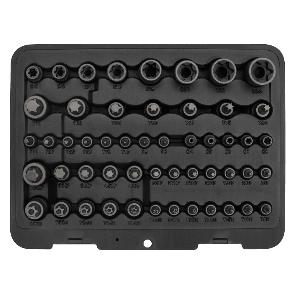 TRX-Star Master Socket Set 52pc 1/4", 3/8" & 1/2"Sq Drive Model No.-22127