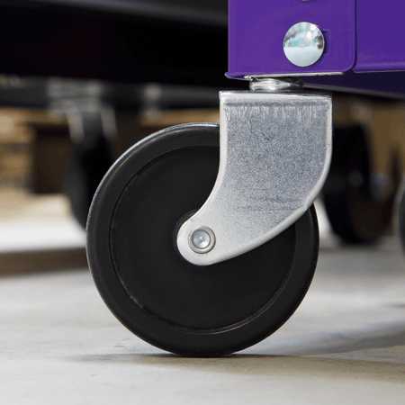 Topchest & Rollcab Combination 6 Drawer with Ball Bearing Runners - Purple/Grey Model No.-21738