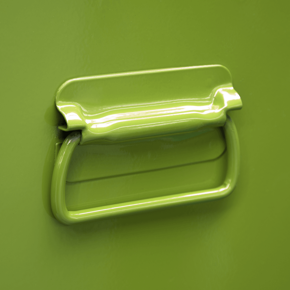 Topchest & Rollcab Combination 6 Drawer with Ball Bearing Runners - Hi-Vis Green/Grey Model No.-21739