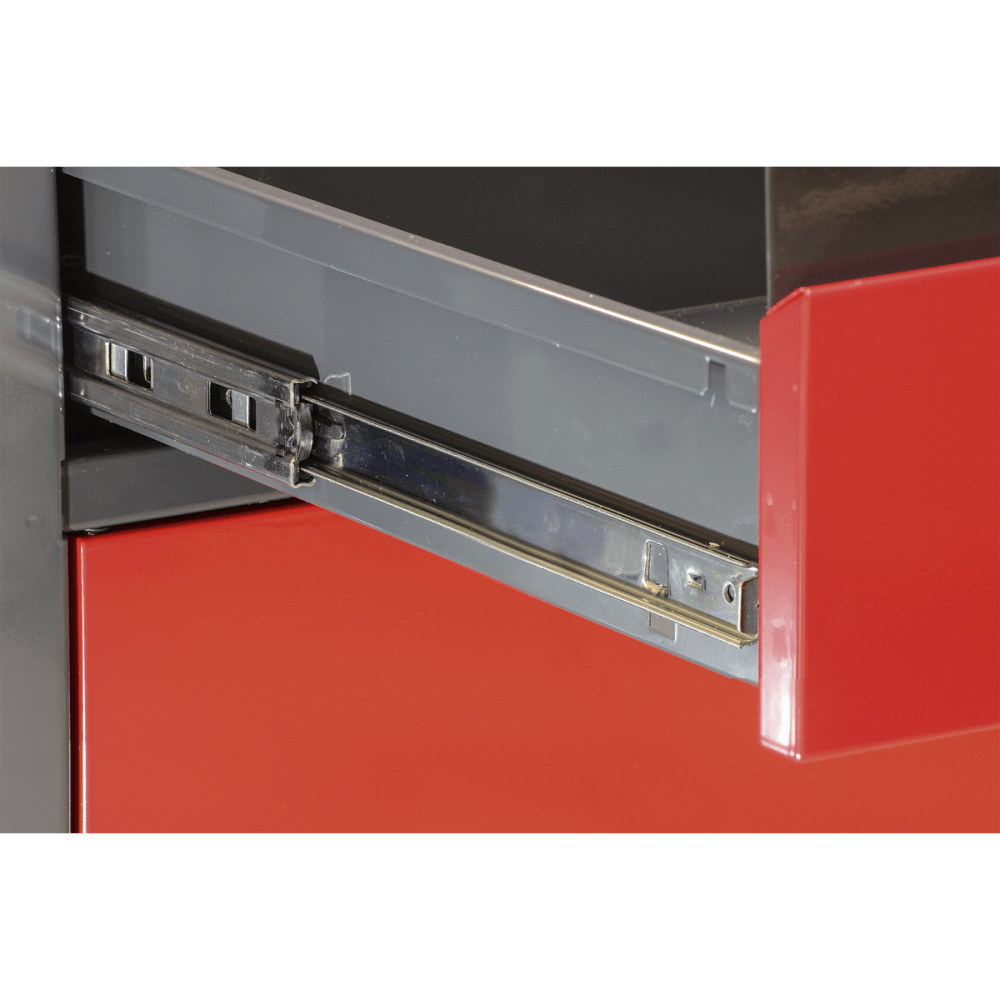 Workstation with 2 Drawers, 2 Cupboards & Open Storage Model No.-21768