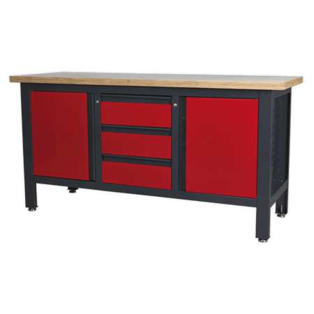 Workstation with 3 Drawers & 2 Cupboards Model No.-21770