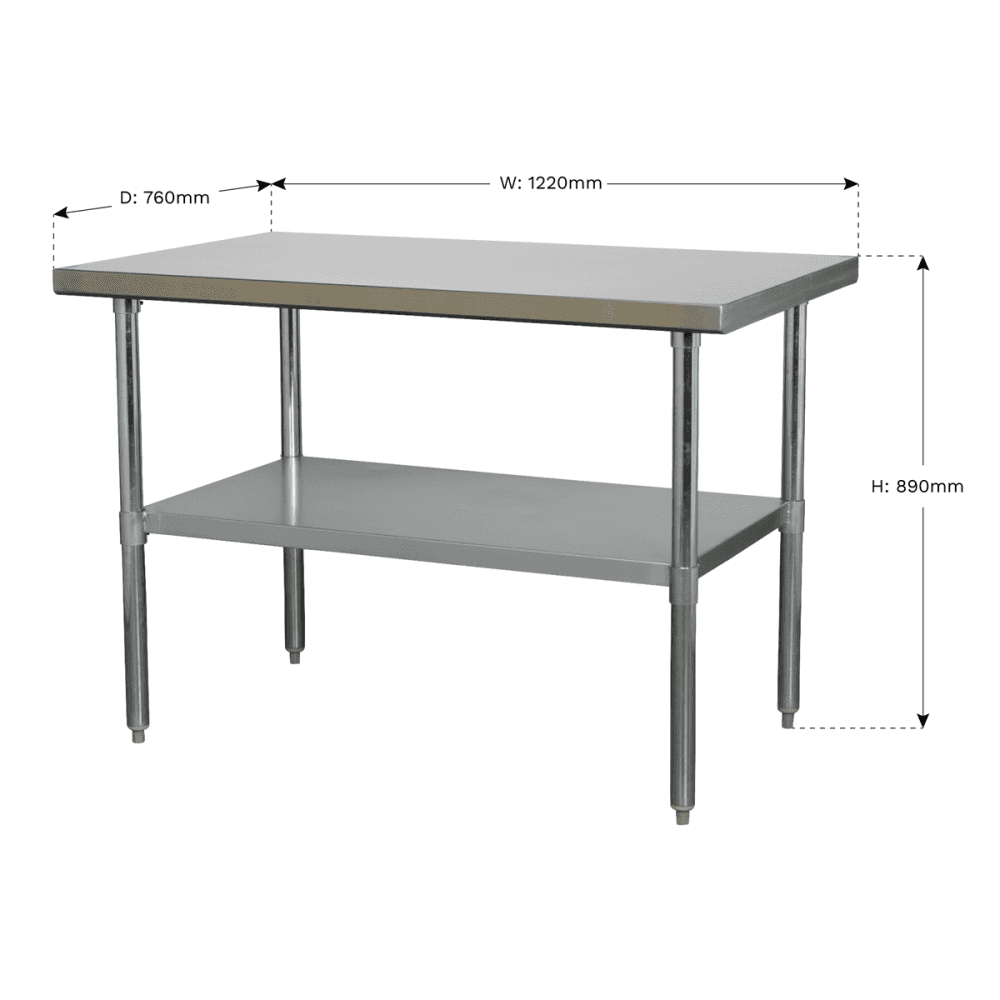 Stainless Steel Workbench 1.2mtr Model No.-21808