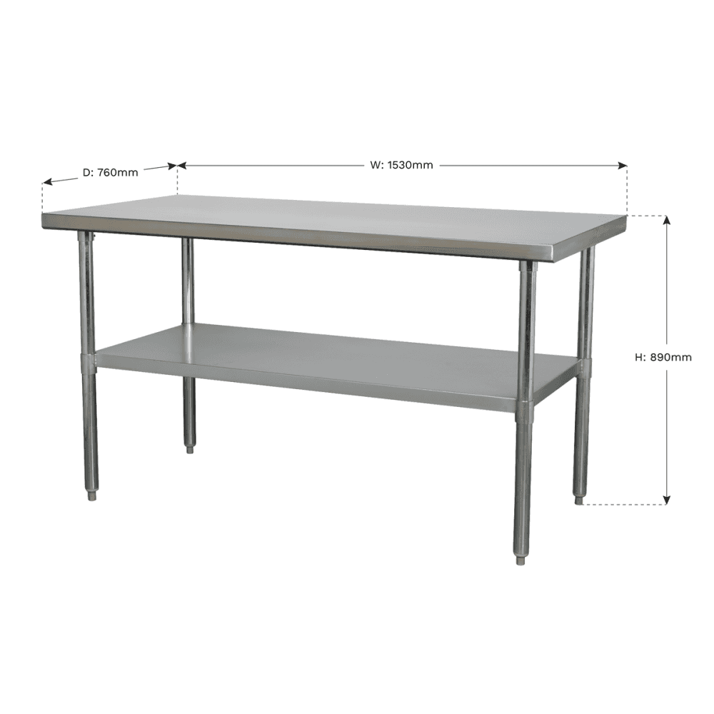 Stainless Steel Workbench 1.5mtr Model No.-21809