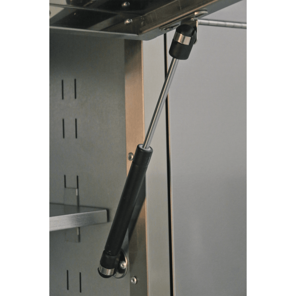 Mobile Stainless Steel Tool Cabinet 10 Drawer with Backboard & 2 Wall Cupboards Model No.-21900