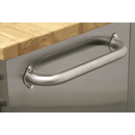 Mobile Stainless Steel Tool Cabinet 10 Drawer with Backboard & 2 Wall Cupboards Model No.-21900