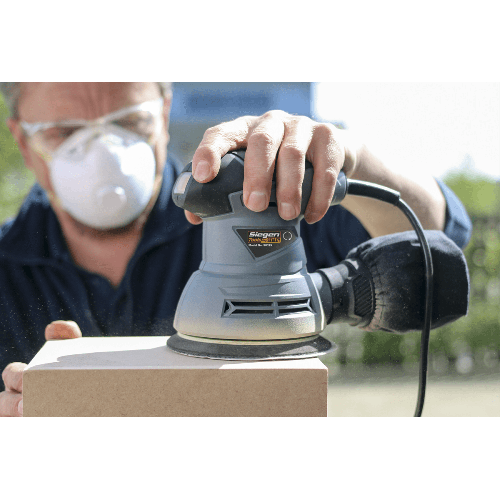 Dual Action Palm Sander 125mm 240W/230V Model No- 21647