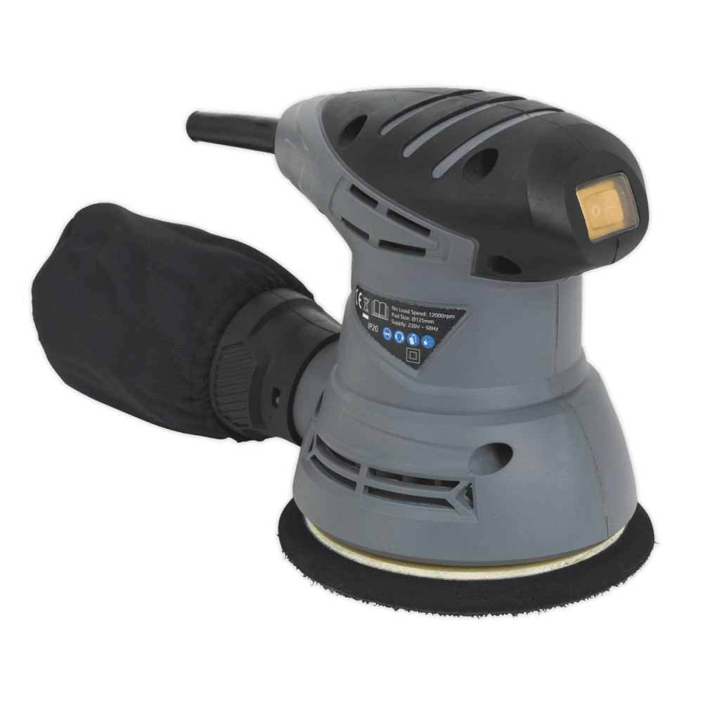 Dual Action Palm Sander 125mm 240W/230V Model No- 21647