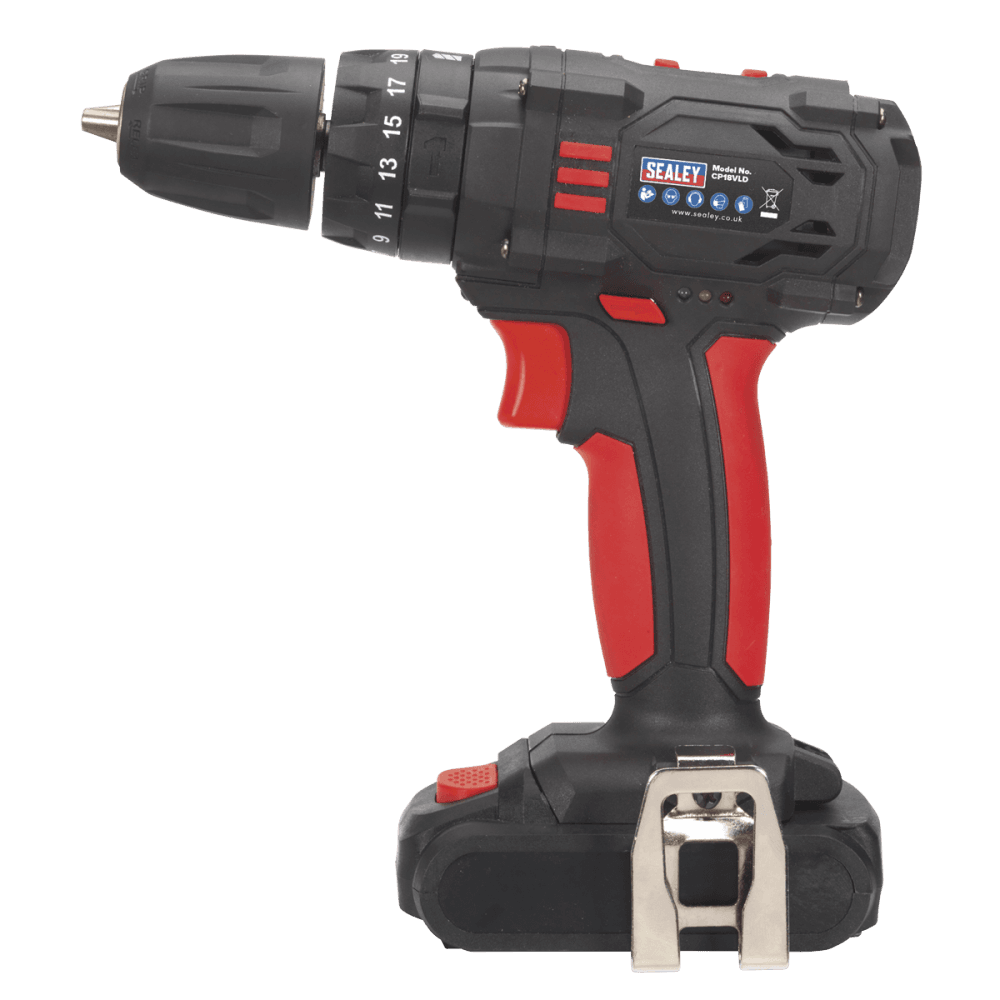 Cordless Lithium-ion 10mm Hammer Drill/Driver 18V 1.5Ah 2-Speed - Fast Charger Model No.-21978