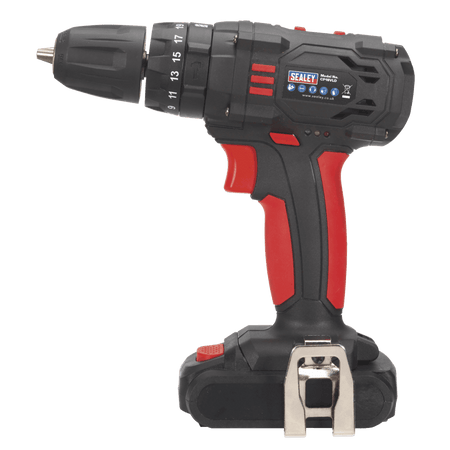 Cordless Lithium-ion 10mm Hammer Drill/Driver 18V 1.5Ah 2-Speed - Fast Charger Model No.-21978