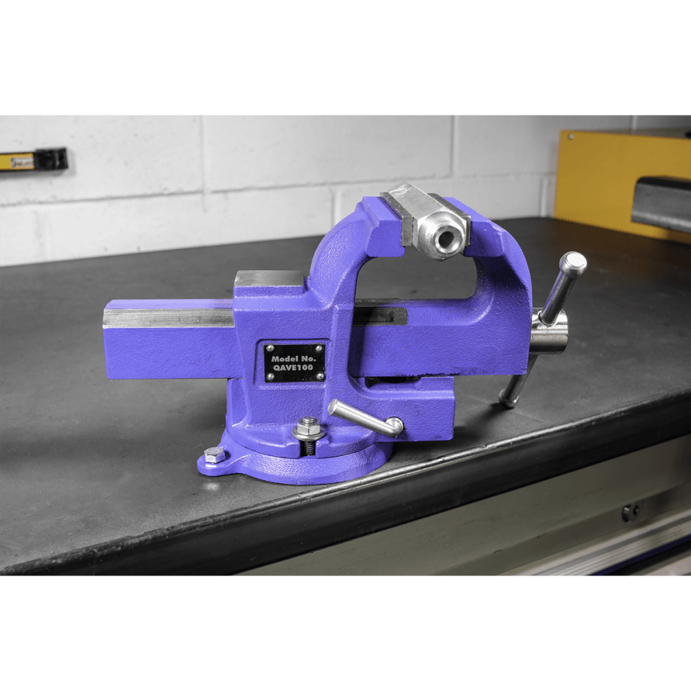 Vice 100mm Quick Action Swivel Base SG Iron Model No.-21709