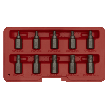Multi Spline Screw Extractor Set 10pc Model No.-21990