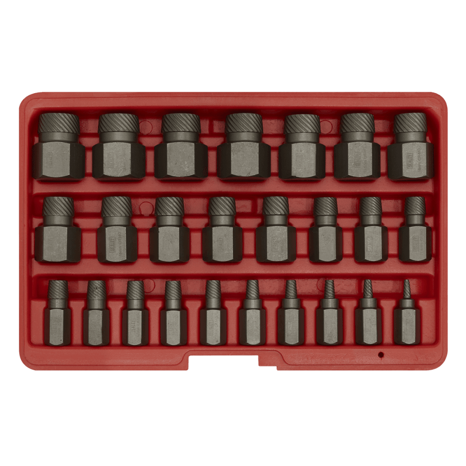 Multi Spline Screw Extractor Set 25pc Model No.-21991