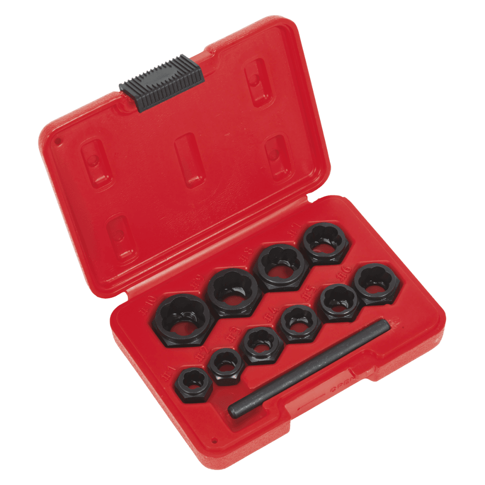 Bolt Extractor Set 10pc Spanner Type Model No.-21992