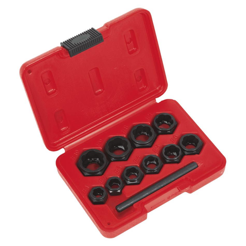 Bolt Extractor Set 10pc Spanner Type Model No.-21992