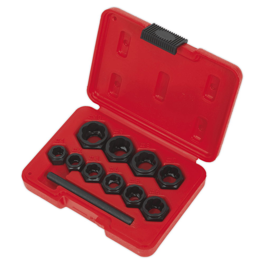 Bolt Extractor Set 10pc Spanner Type Model No.-21992