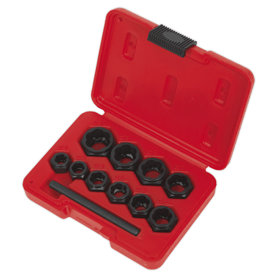 Bolt Extractor Set 10pc Spanner Type Model No.-21992
