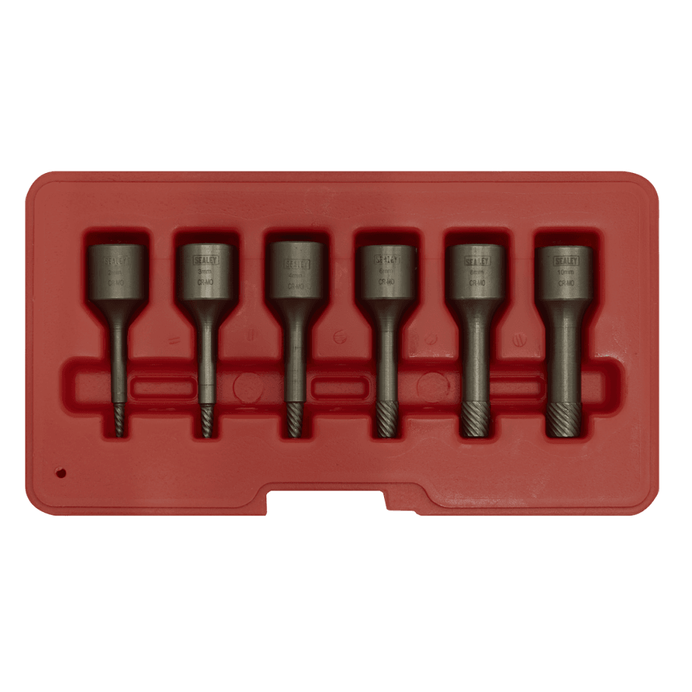 Screw Extractor Set 6pc 3/8"Sq Drive Model No.-22007