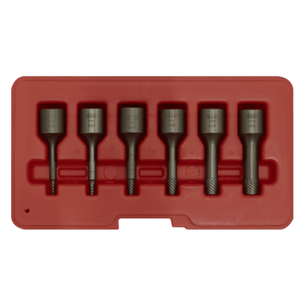 Screw Extractor Set 6pc 3/8"Sq Drive Model No.-22007