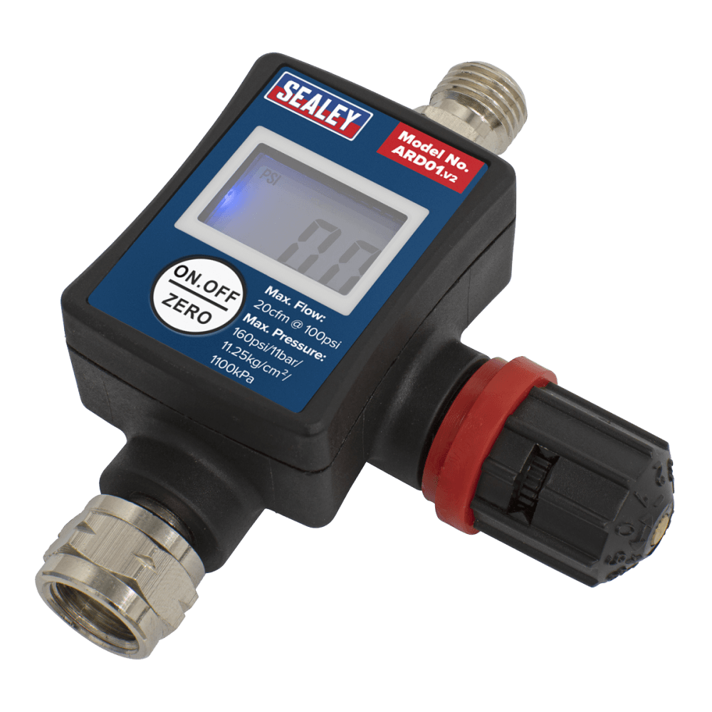 On-Gun Air Pressure Regulator/Gauge Digital Model No.-21764