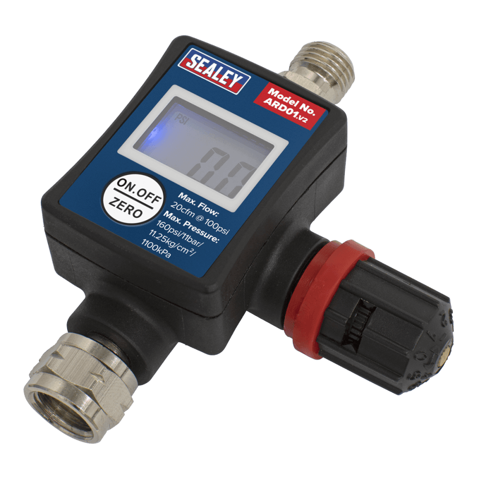 On-Gun Air Pressure Regulator/Gauge Digital Model No.-21764