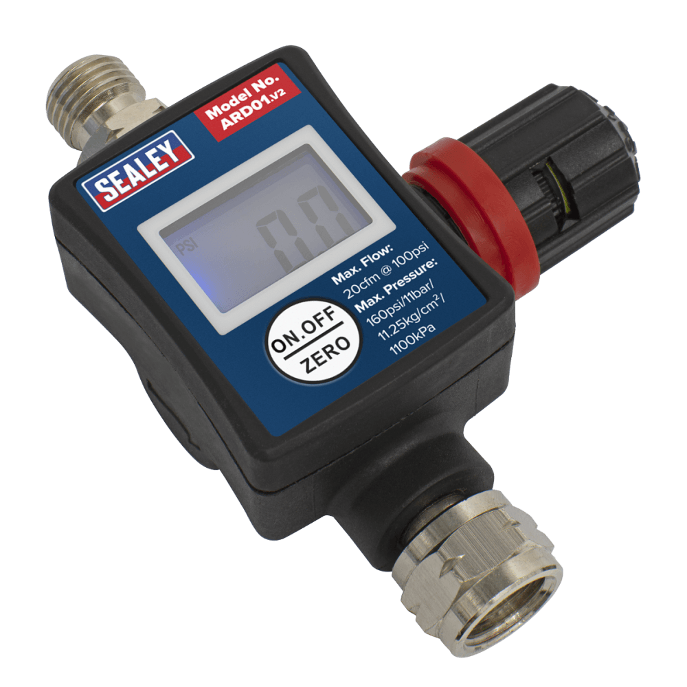 On-Gun Air Pressure Regulator/Gauge Digital Model No.-21764