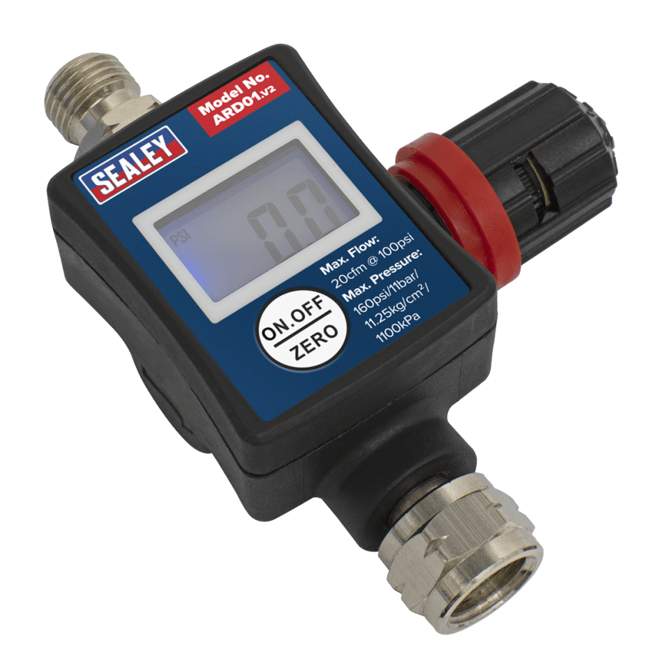 On-Gun Air Pressure Regulator/Gauge Digital Model No.-21764