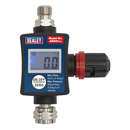 On-Gun Air Pressure Regulator/Gauge Digital Model No.-21764