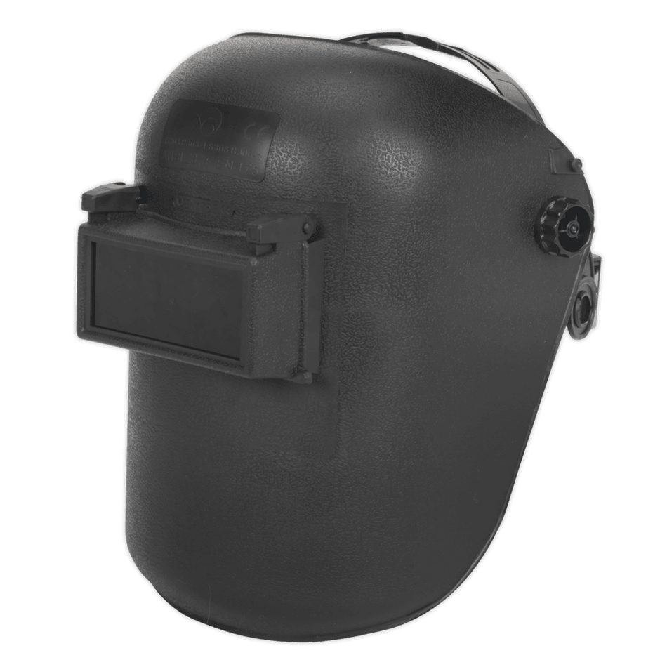 Welding Head Shield 2" x 4-1/4" Shade 10 Lens Model No.-9735