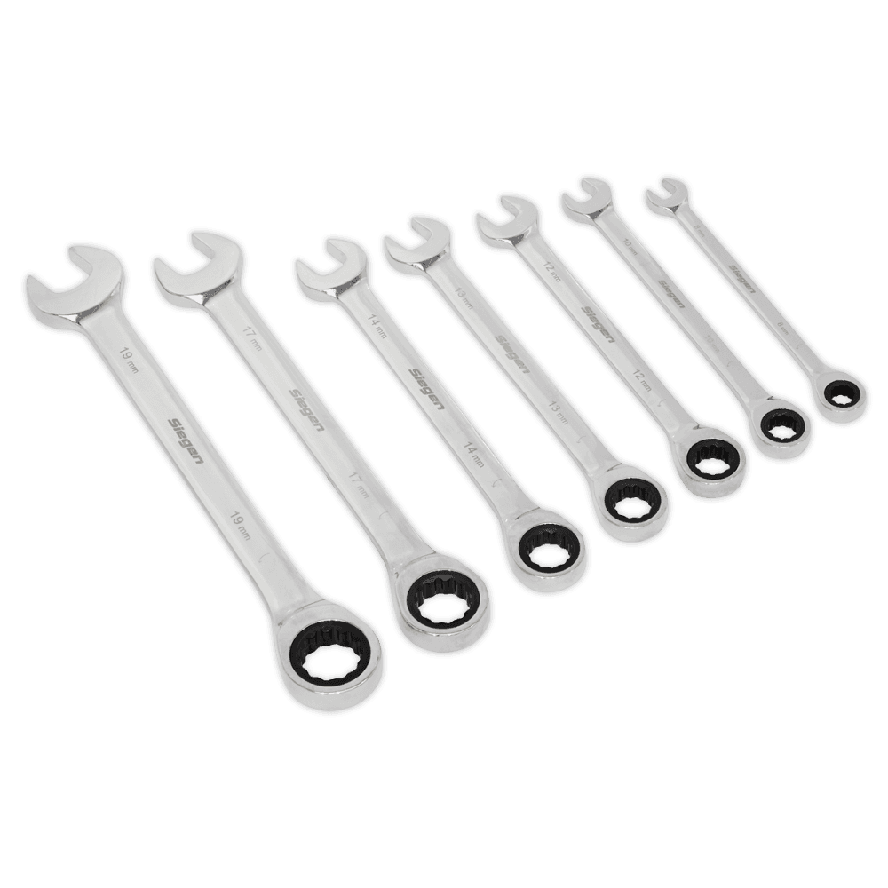 Ratchet Combination Spanner Set 7pc Metric Model No- 22011