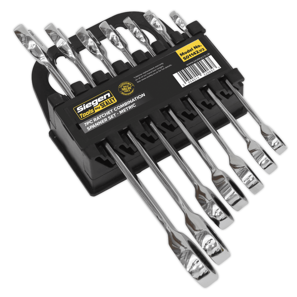 Ratchet Combination Spanner Set 7pc Metric Model No- 22011